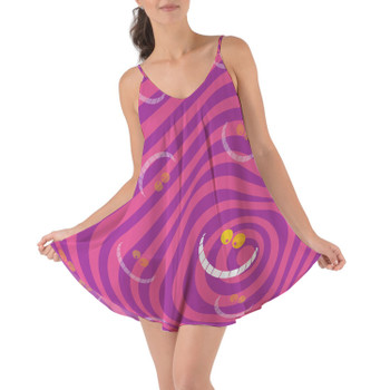 Beach Cover Up Dress - Cheshire Cat