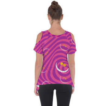 Cold Shoulder Tunic Top - Cheshire Cat