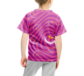 Youth Cotton Blend T-Shirt - Cheshire Cat