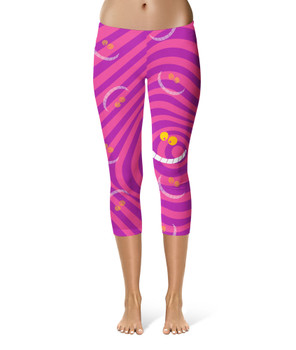 Sport Capri Leggings - Cheshire Cat