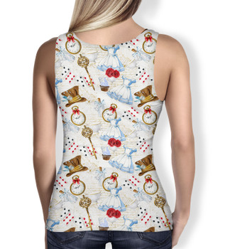 Women's Tank Top - Wonderland Icons