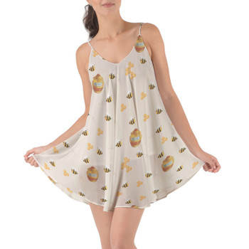 Beach Cover Up Dress - Hunny Pots Winnie The Pooh Inspired