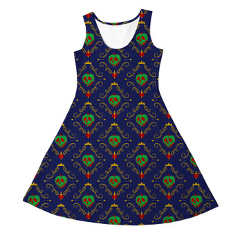 Girls Sleeveless Dress - Poison Apple Evil Queen Villains Inspired