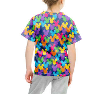 Youth Cotton Blend T-Shirt - Mickey Ears Balloons Disney Inspired