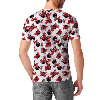 Men's Cotton Blend T-Shirt - Minnie Bows and Mouse Ears