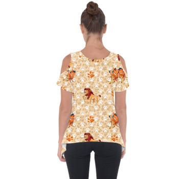 Cold Shoulder Tunic Top - Hakuna Matata Lion King Inspired