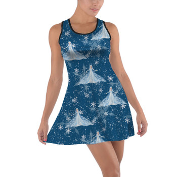 Cotton Racerback Dress - Elsa Crystals