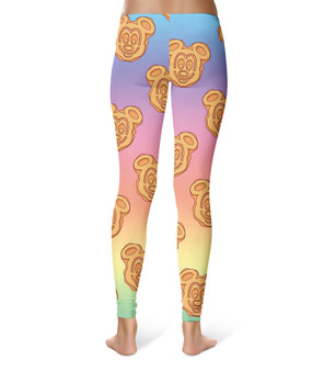 Sport Leggings - Mickey Waffles Rainbow