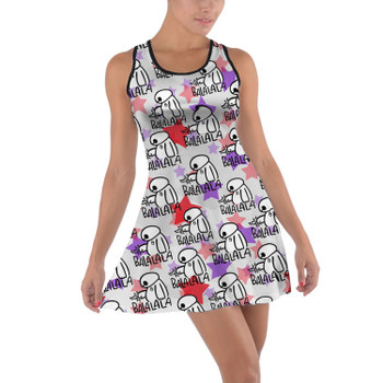 Cotton Racerback Dress - Baymax Balala Big Hero 6 Inspired