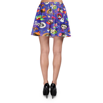 A-Line Skirt - Poco Loco Coco Disney Inspired - Rainbow Rules