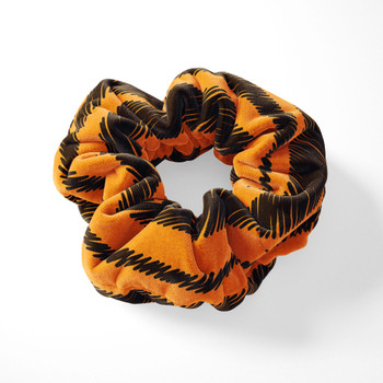 Velvet Scrunchie - Tigger Stripes Winnie The Pooh Inspired