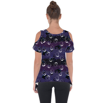 Cold Shoulder Tunic Top - Oogie Boogie Halloween Inspired