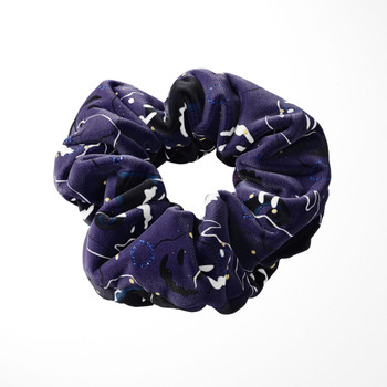 Velvet Scrunchie - Oogie Boogie Halloween Inspired