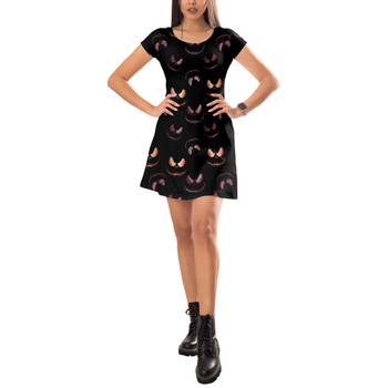 Short Sleeve Dress - Pumpkin King Halloween Inspired