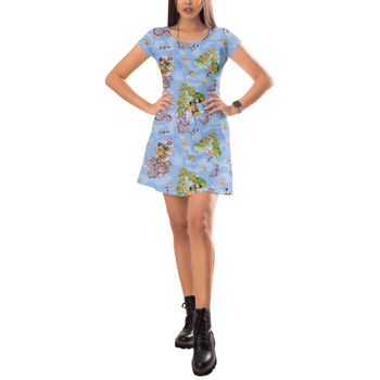 Short Sleeve Dress - Briar Patch Splash