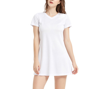 Short Sleeve V-Neck Dress