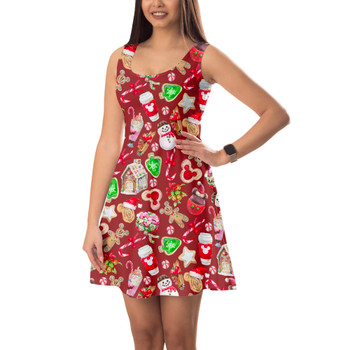 Sleeveless Flared Dress - Disney Christmas Snack Goals