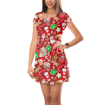 Short Sleeve Dress - Disney Christmas Snack Goals