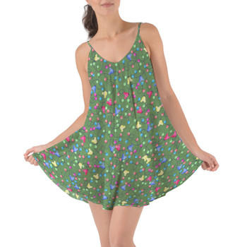 Beach Cover Up Dress - Mouse Ears Christmas Lights