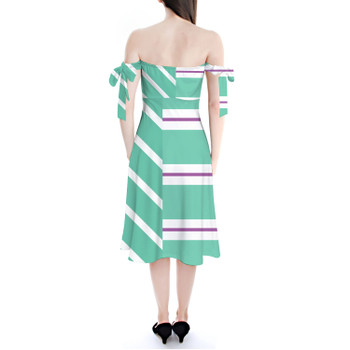 Strapless Bardot Midi Dress - Vanellope von Schweetz Inspired