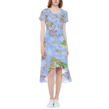 High Low Midi Dress - Briar Patch Splash