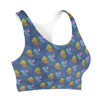 Sports Bra - Stitch Meets The Child