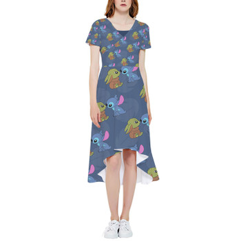 High Low Midi Dress - Stitch Meets The Child