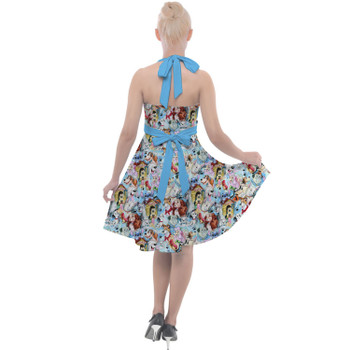 Halter Vintage Style Dress - Dogs of Disney