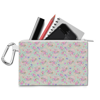 Canvas Zip Pouch - Mouse Ears Easter Bunny