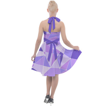 Halter Vintage Style Dress - The Purple Wall