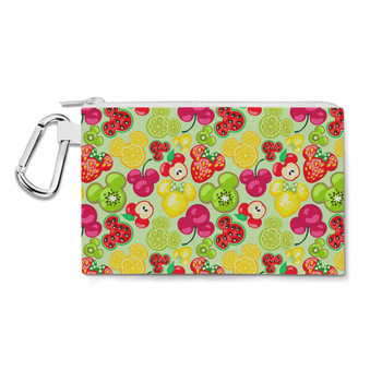 Canvas Zip Pouch - Mickey's Fruit Fiesta