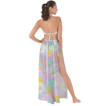 Maxi Sarong Skirt - Pastel Ice Cream Dreams