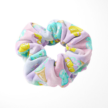 Velvet Scrunchie - Pastel Ice Cream Dreams