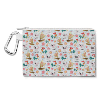 Canvas Zip Pouch - Heihei and Pua