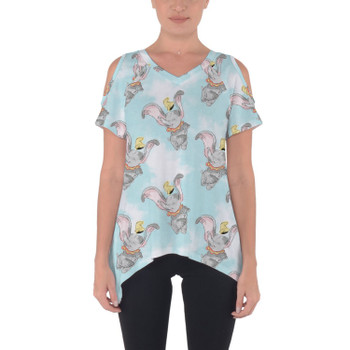 Cold Shoulder Tunic Top - Sketch of Dumbo
