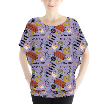 Batwing Chiffon Top - Best of Friends