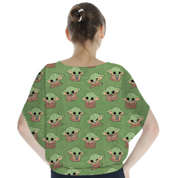 Batwing Chiffon Top - The Child Catching Frogs