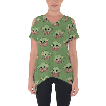 Cold Shoulder Tunic Top - The Child Catching Frogs