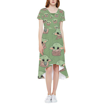 High Low Midi Dress - The Child Catching Frogs