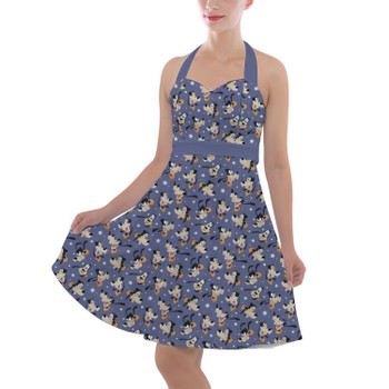 Halter Vintage Style Dress - Goofy