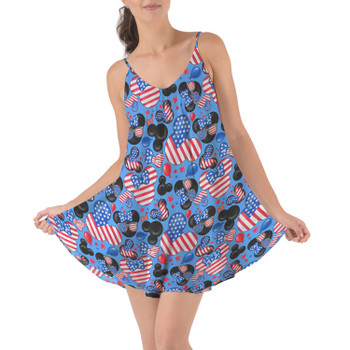 Beach Cover Up Dress - Mickey's Fourth of July