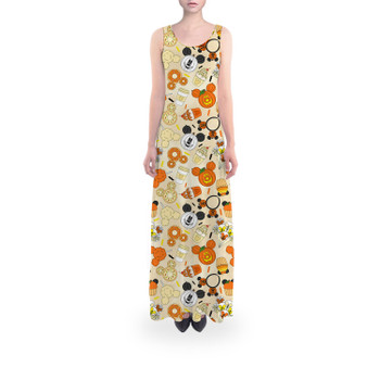 Flared Maxi Dress - Disney Halloween Snacks