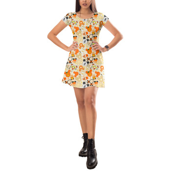 Short Sleeve Dress - Disney Halloween Snacks