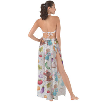 Maxi Sarong Skirt - Ratatouille Veggies