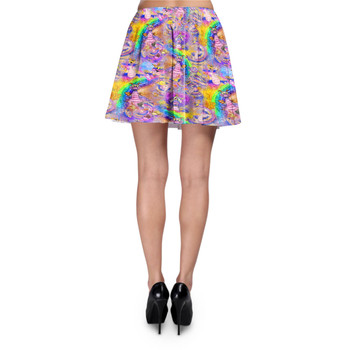 Skater Skirt - Figment Watercolor Rainbow