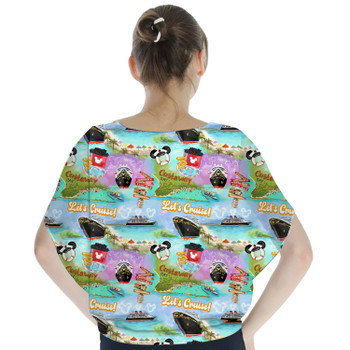 Batwing Chiffon Top - Castaway Cay