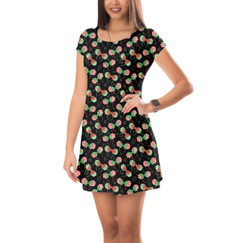 Short Sleeve Dress - Christmas Minnie Ears