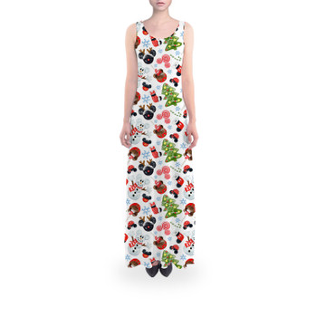 Flared Maxi Dress - Mouse Magic Christmas