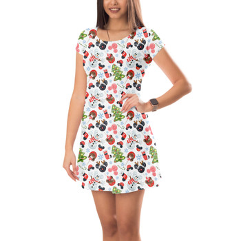 Short Sleeve Dress - Mouse Magic Christmas