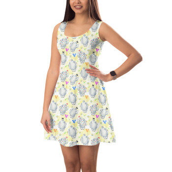 Sleeveless Flared Dress - Festive Baymax